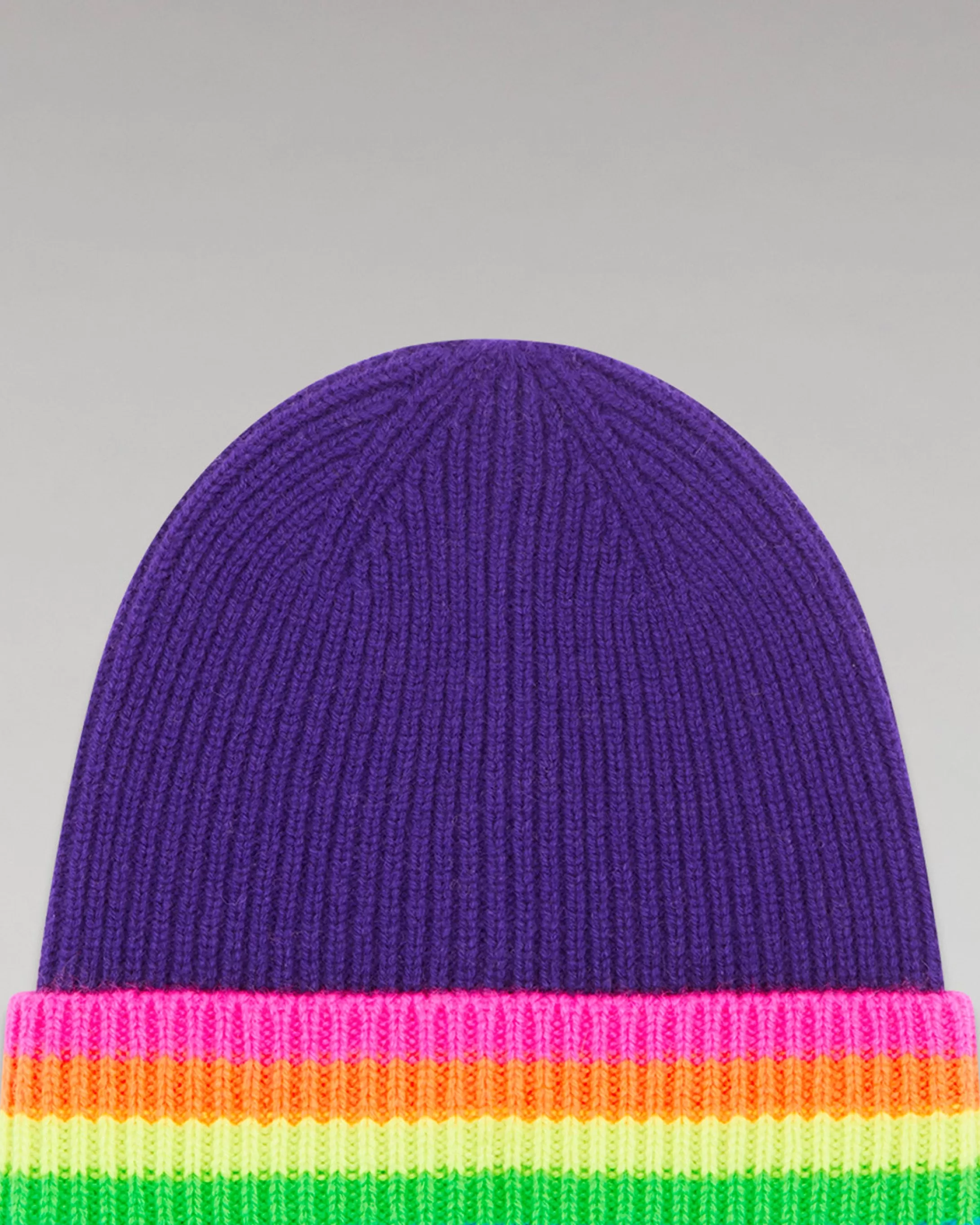 Berretto con Risvolto Bande multicolori | FROM FUTURE Flash Sale