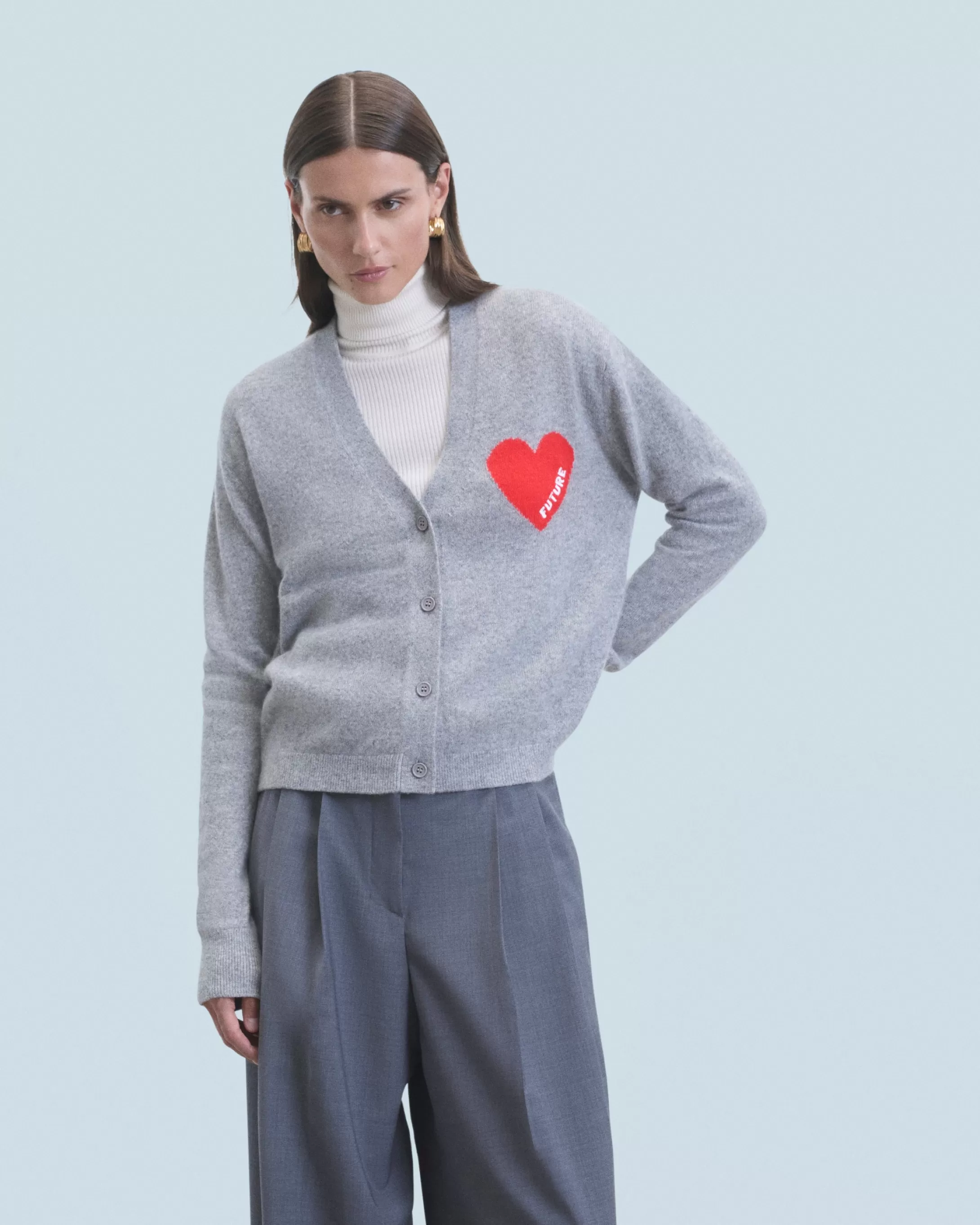 Cardigan-pullover Cuore Leggero | FROM FUTURE Best