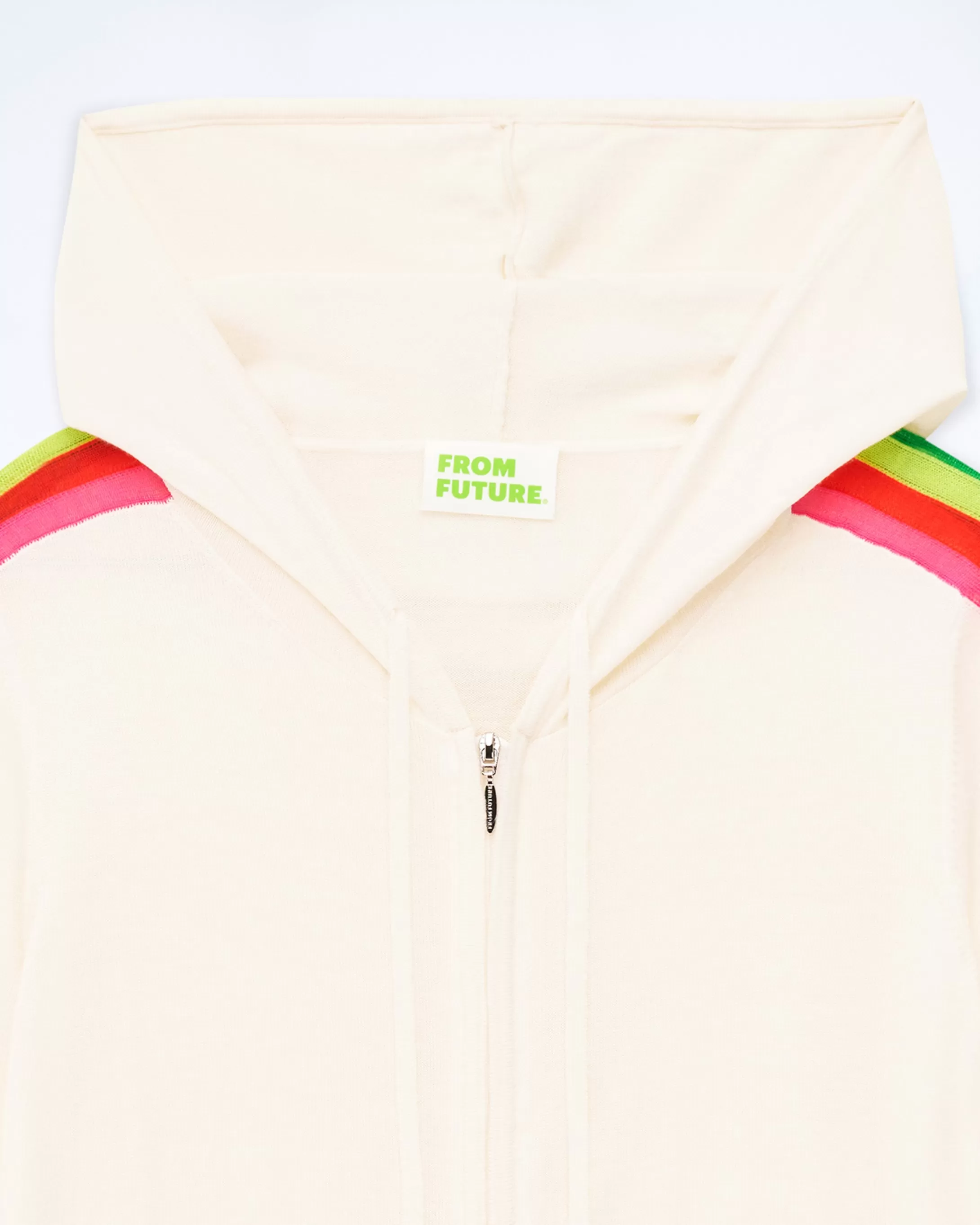Felpa-maglione con Zip Banda multicolore | FROM FUTURE Best Sale