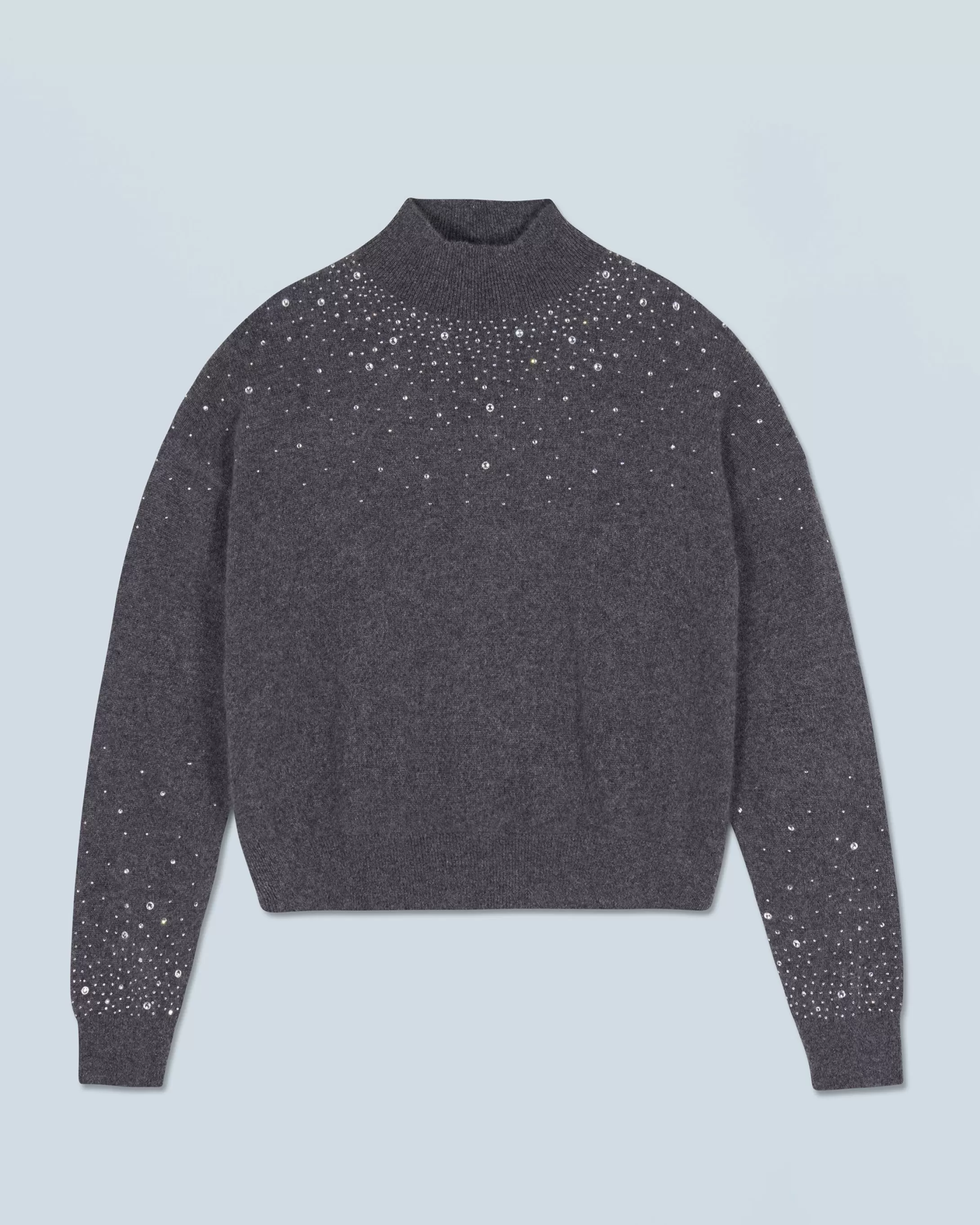 Maglione Collo alto con Strass Leggero | FROM FUTURE Outlet