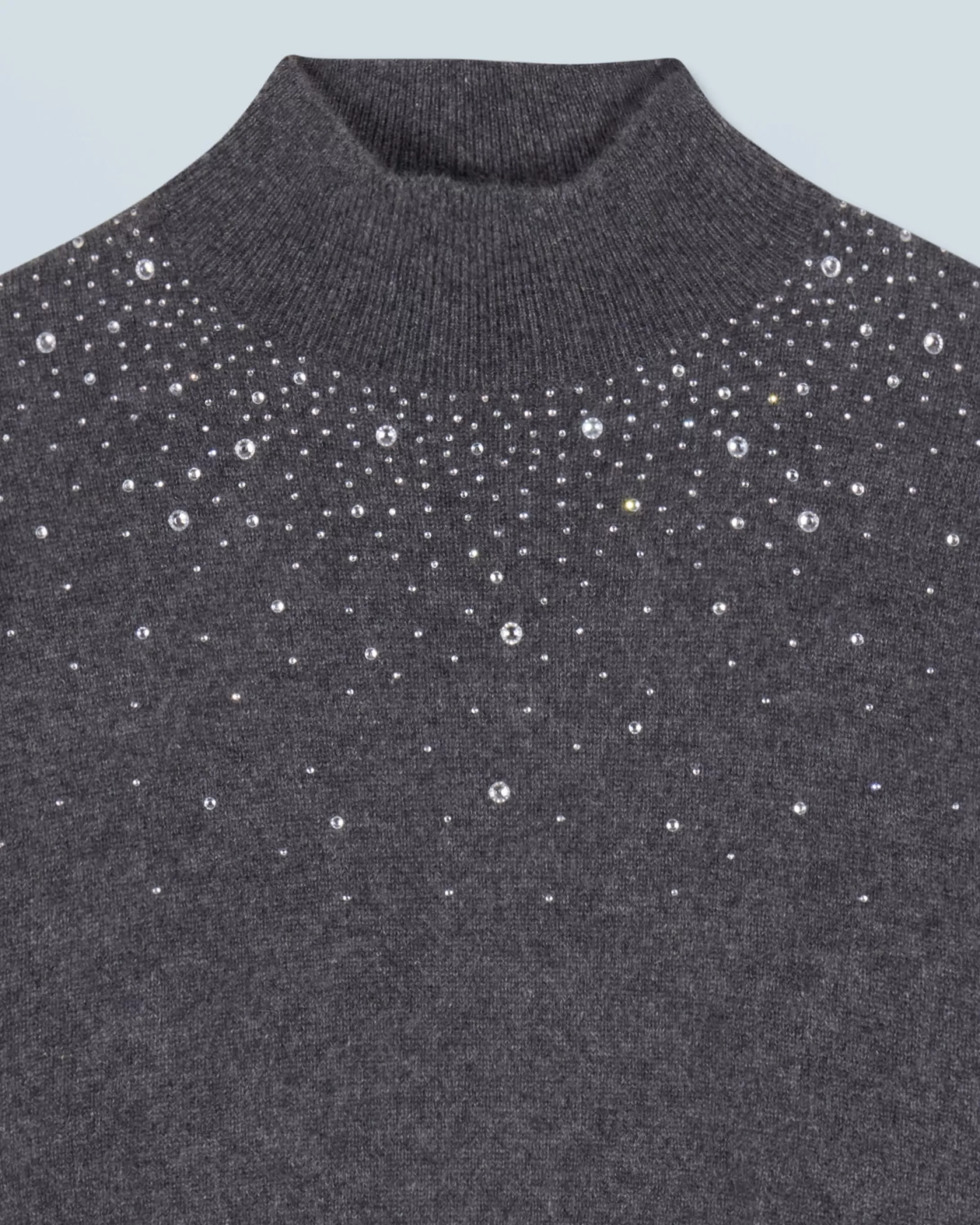 Maglione Collo alto con Strass Leggero | FROM FUTURE Outlet