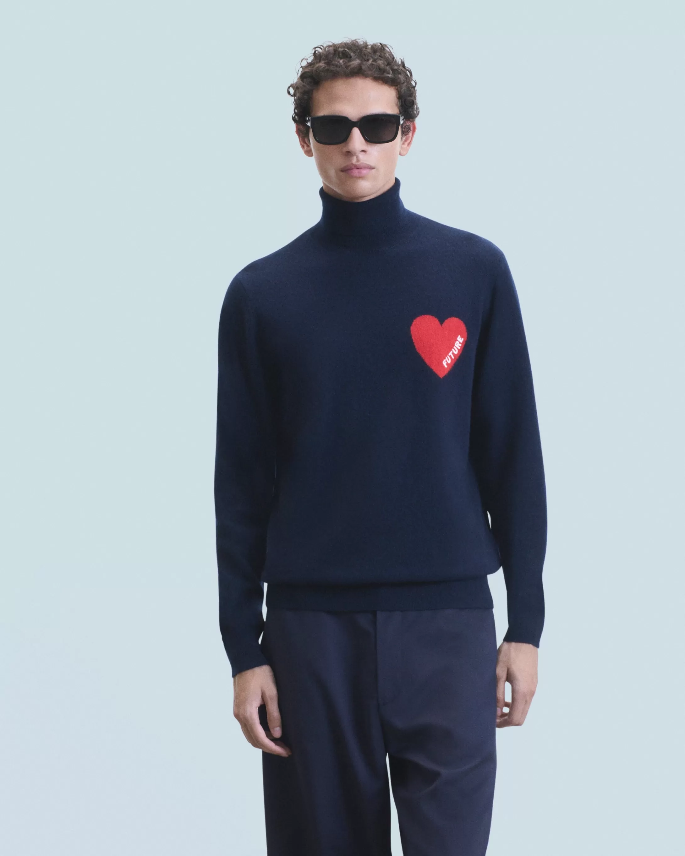 Maglione Collo dolcevita Cuore | FROM FUTURE Cheap