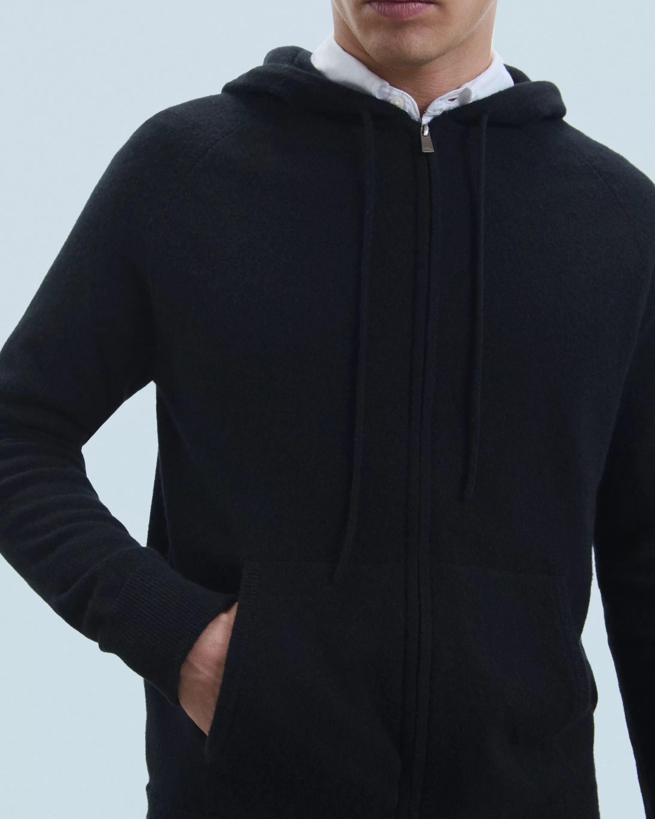 Maglione con Cappuccio e Zip Basic | FROM FUTURE Discount