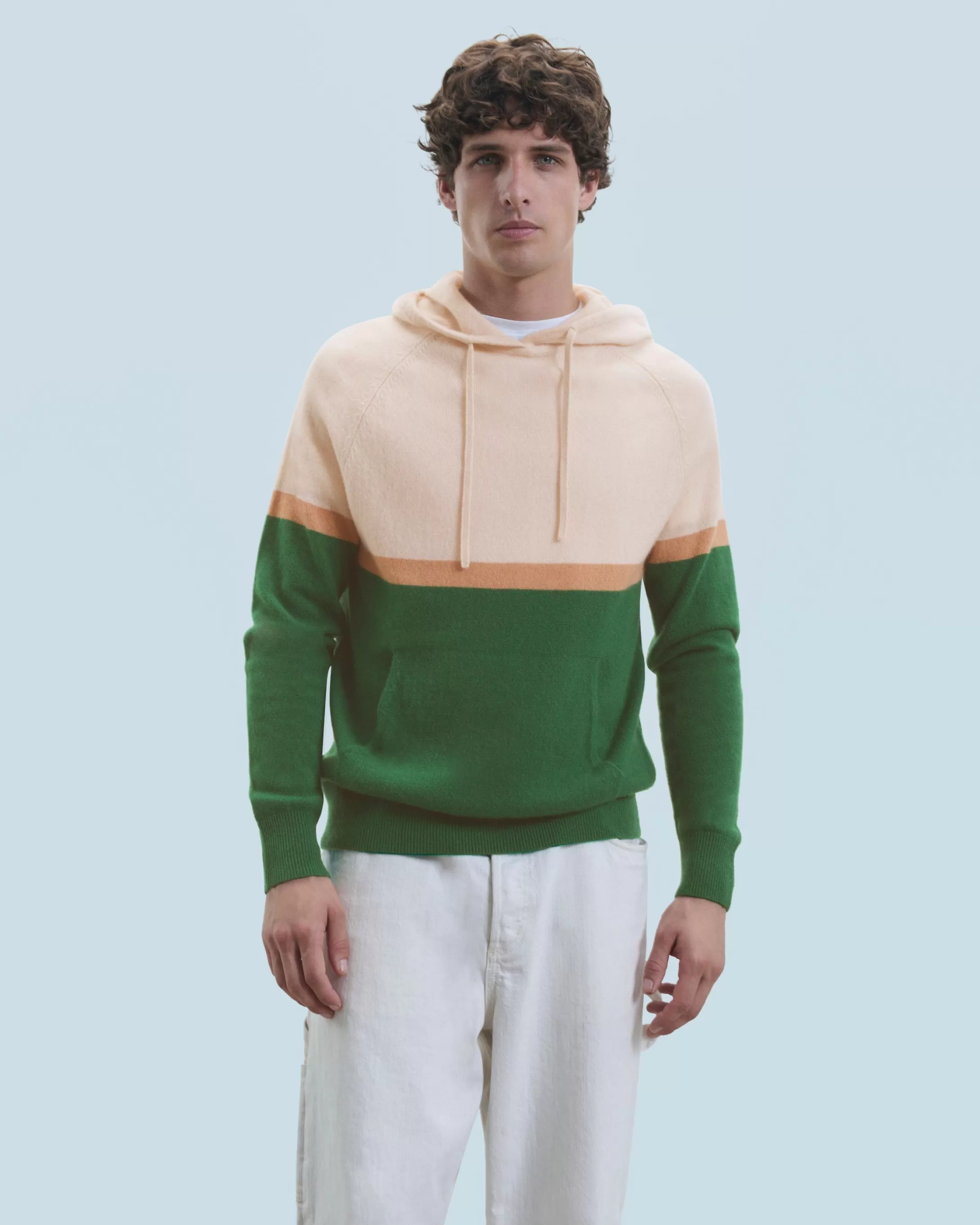 Maglione Felpa con cappuccio Color Block | FROM FUTURE New