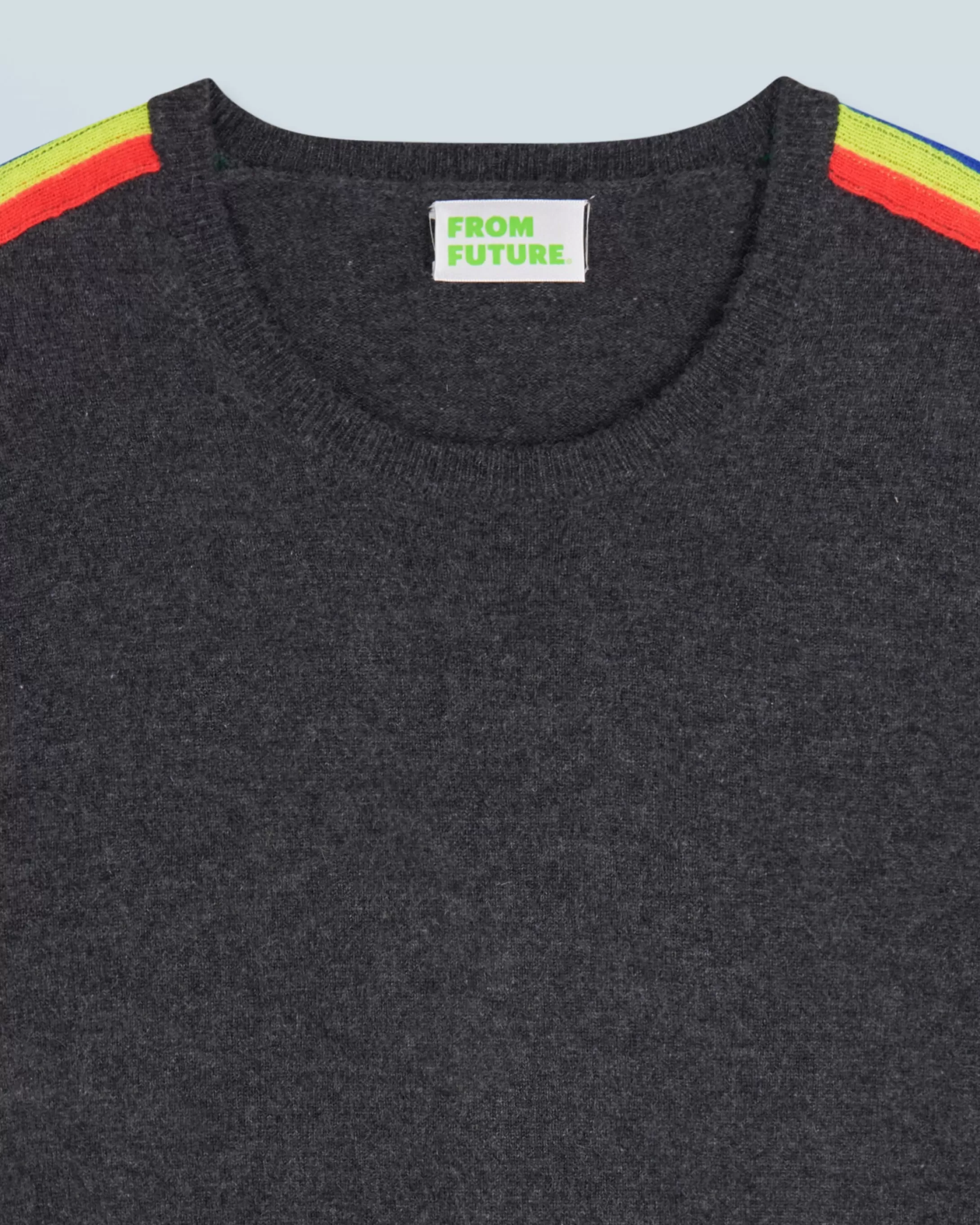 Maglione Scollo tondo Bande maniche Multicolori | FROM FUTURE New