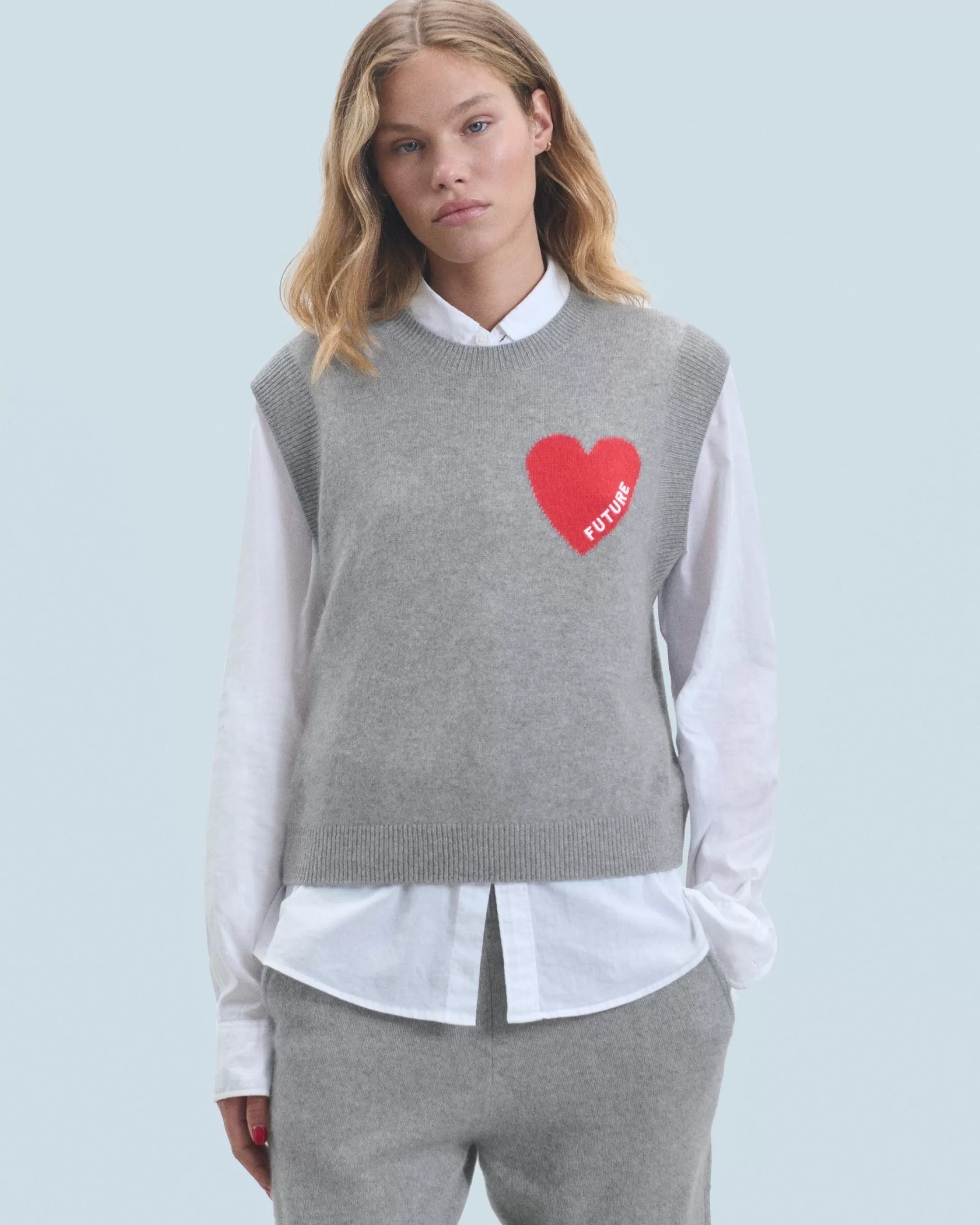 Maglione Senza maniche Cuore Leggero | FROM FUTURE Flash Sale