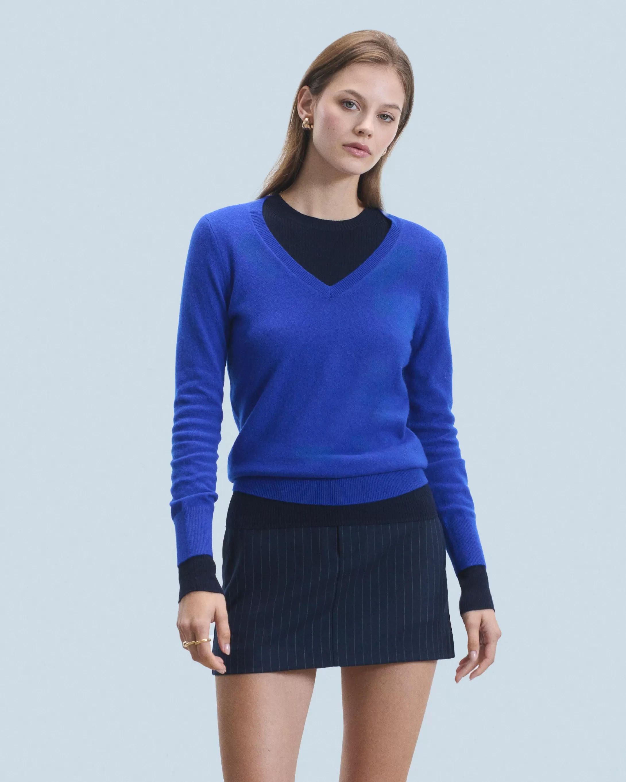 Pullover Scollo a V Basic | FROM FUTURE Best Sale