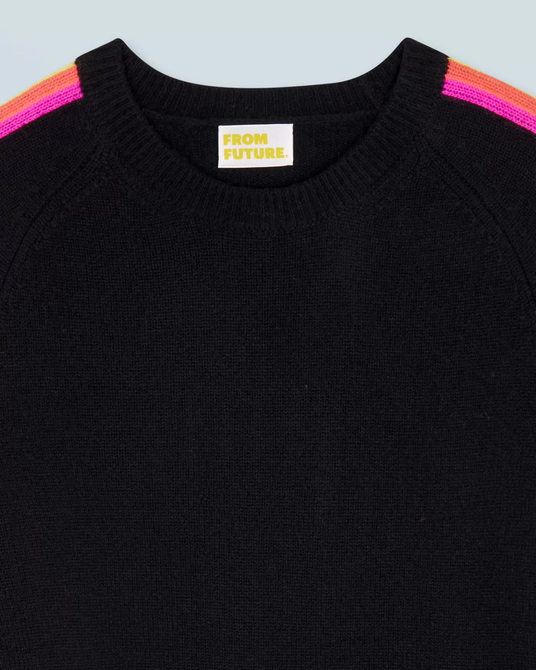 Pullover Scollo tondo Bande maniche multicolori | FROM FUTURE Flash Sale