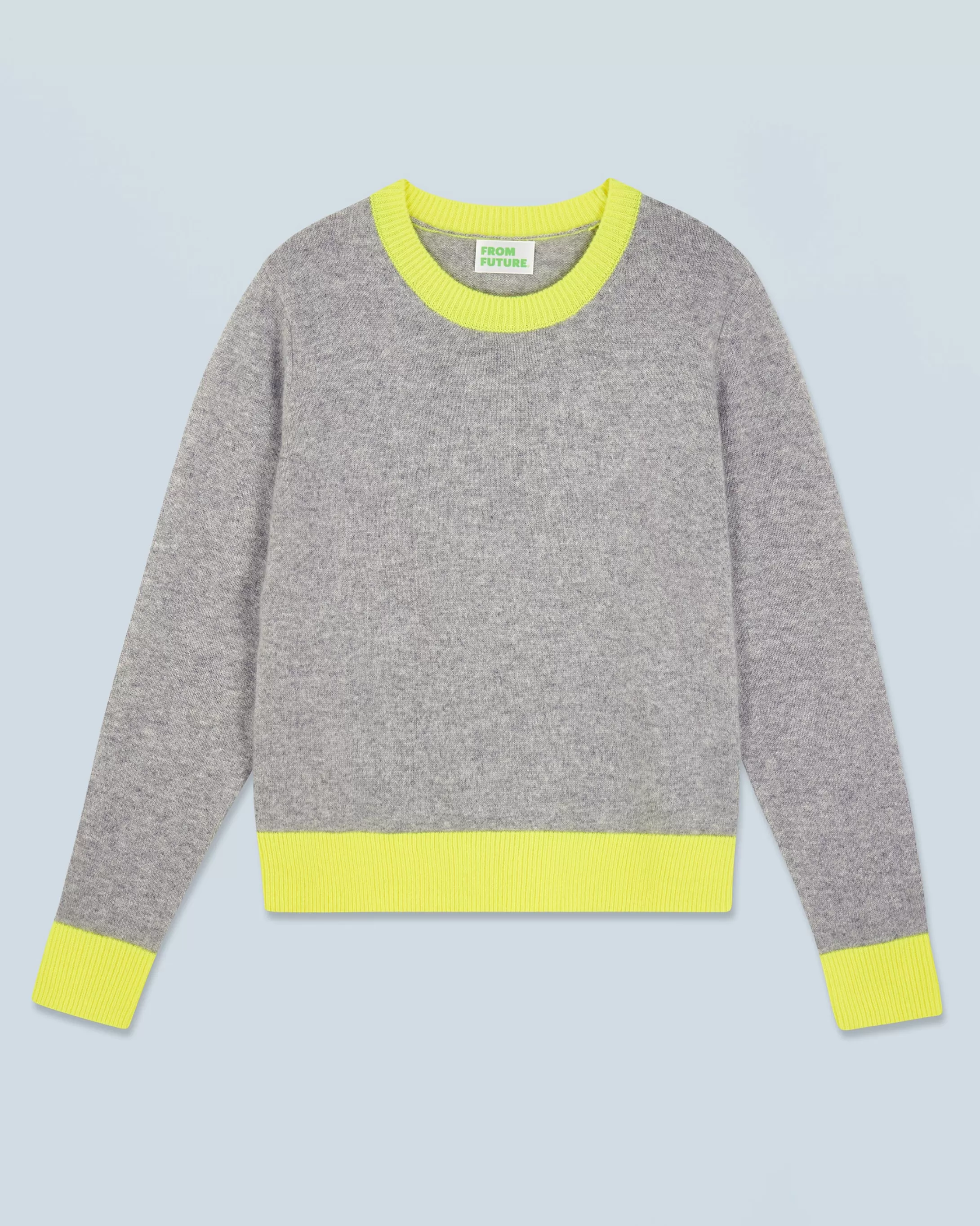 Pullover Scollo tondo Bicolore Leggero | FROM FUTURE New