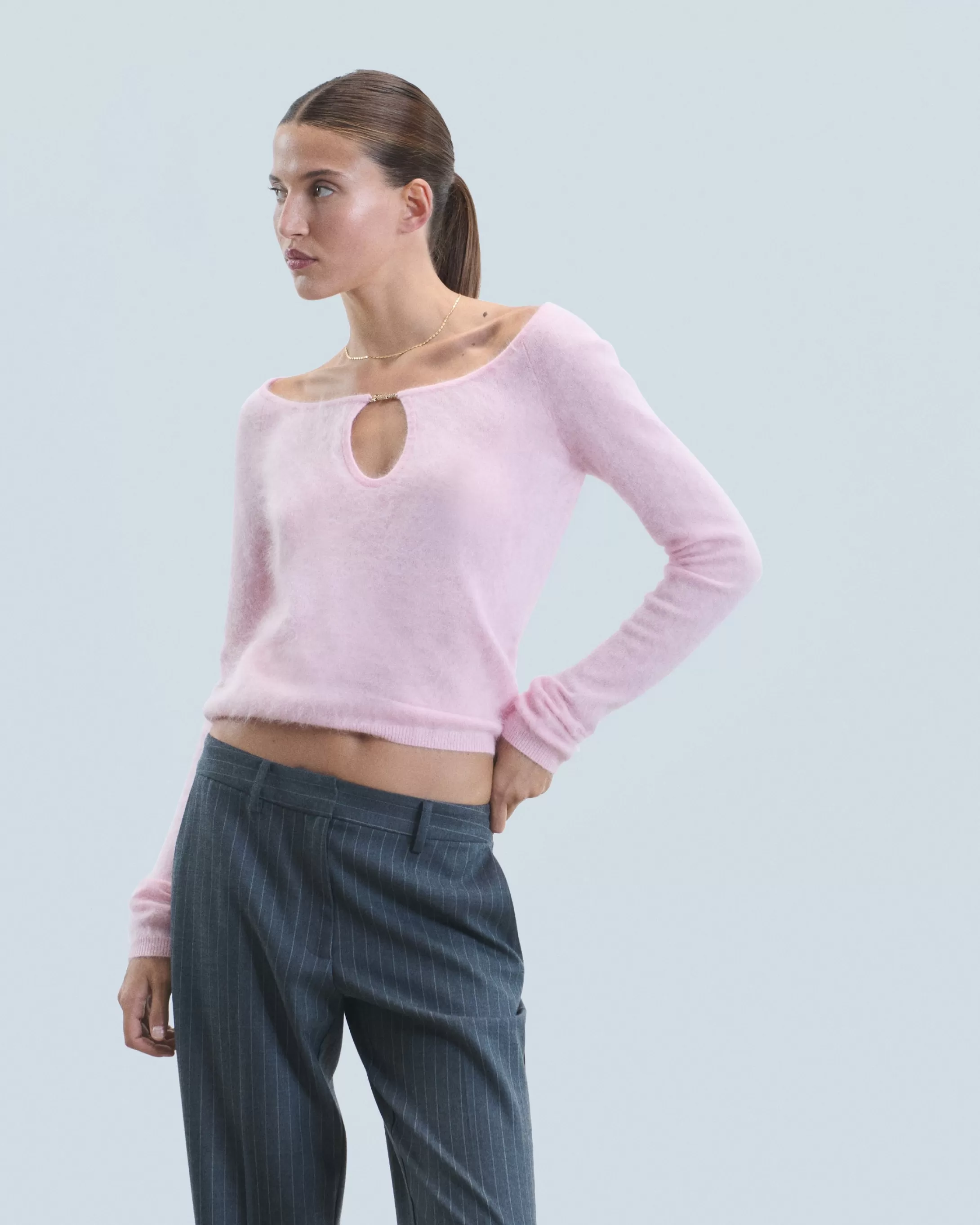 Top Maniche lunghe in Cashmere spazzolato | FROM FUTURE Discount