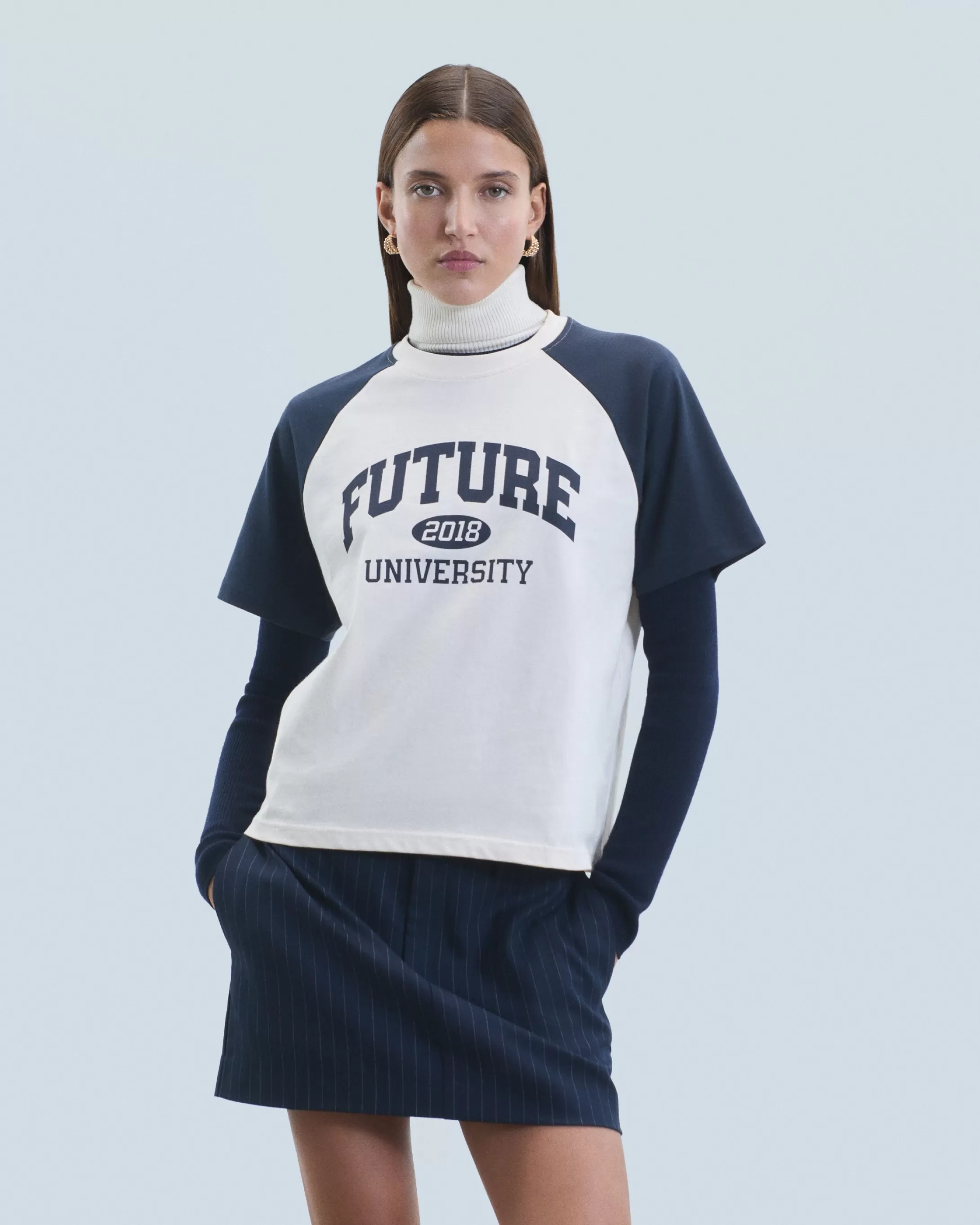 T-Shirt Scollo tondo Maniche corte Future | FROM FUTURE New