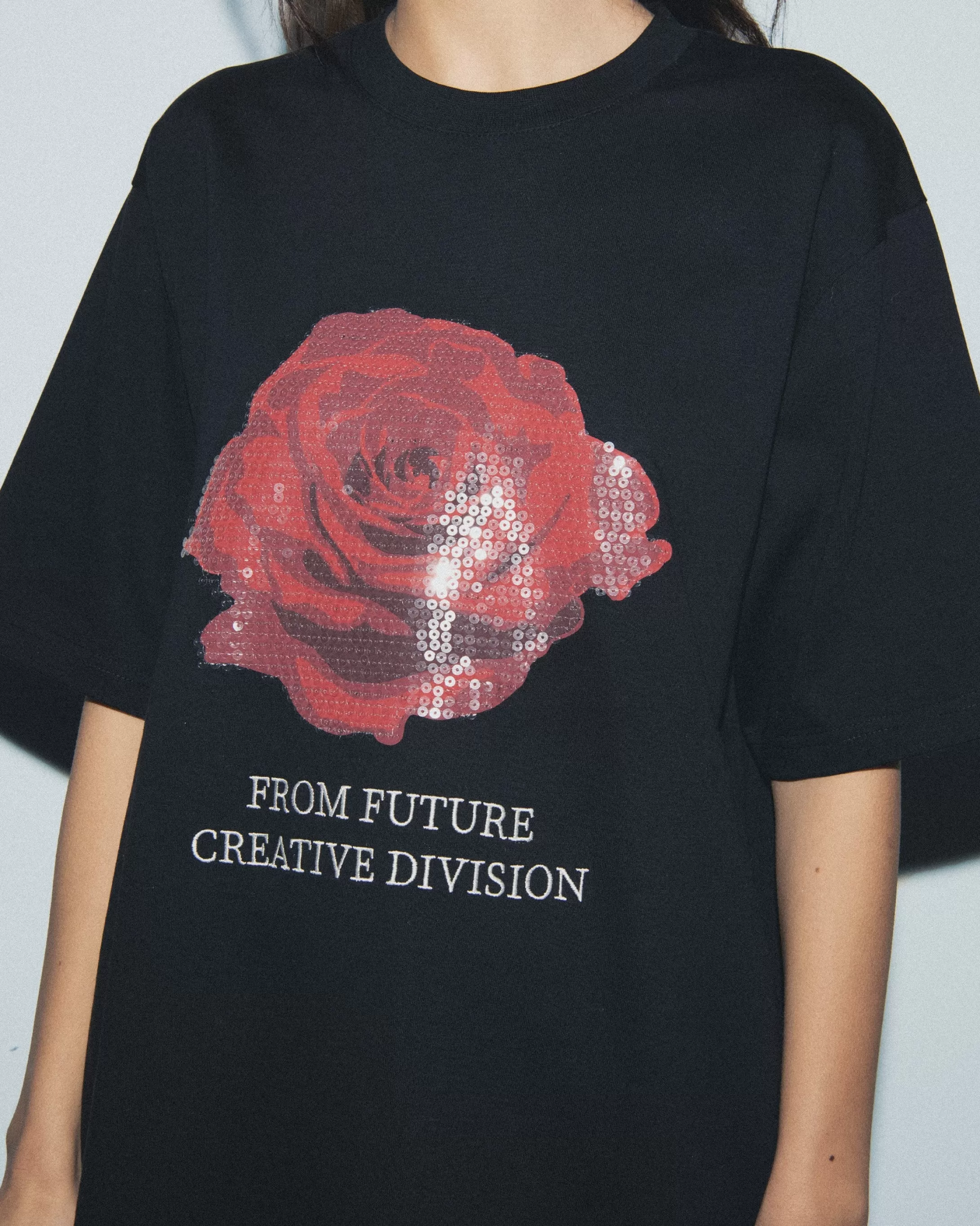 T-Shirt Scollo tondo Maniche corte Rosa | FROM FUTURE Online